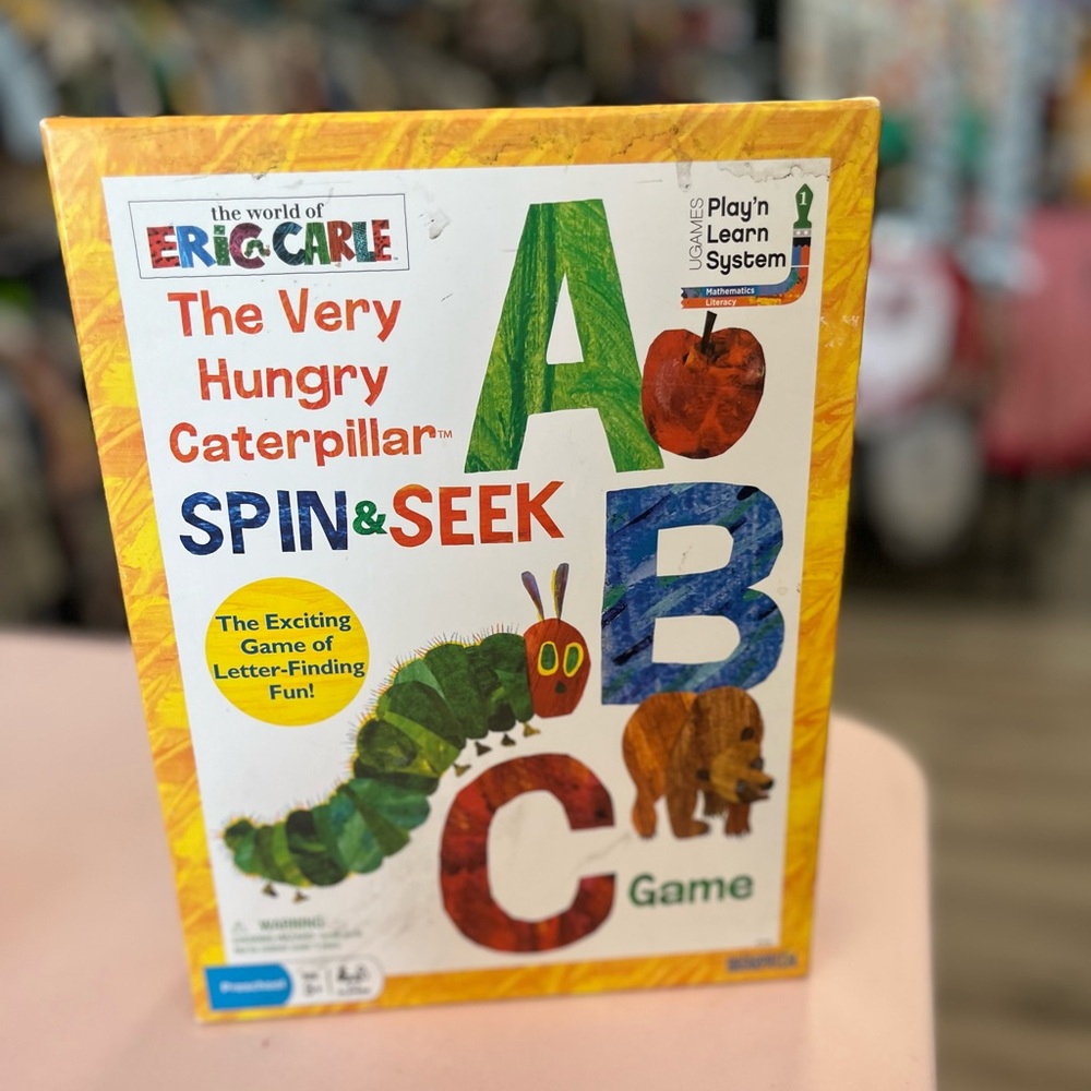 Briarpatch The Very Hungry Caterpillar Spin & Seek ABC Board Game